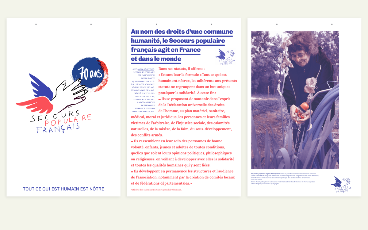 70 ans, Secours Populaire Français