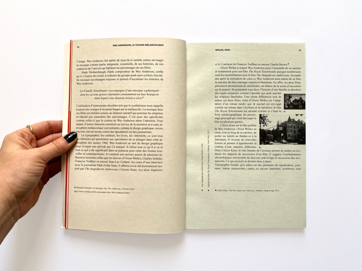 Mémoire de fin d'études, Wes Anderson et le design graphique