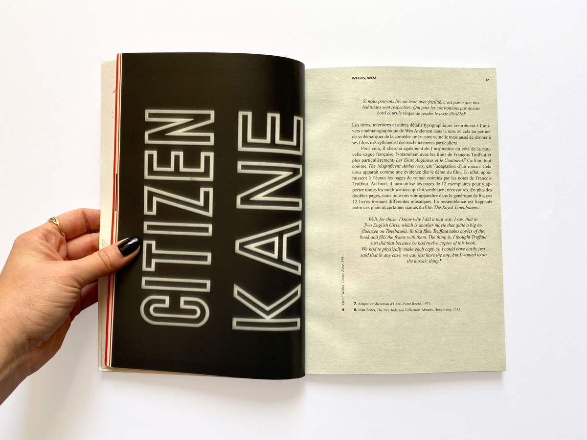Mémoire de fin d'études, Wes Anderson et le design graphique